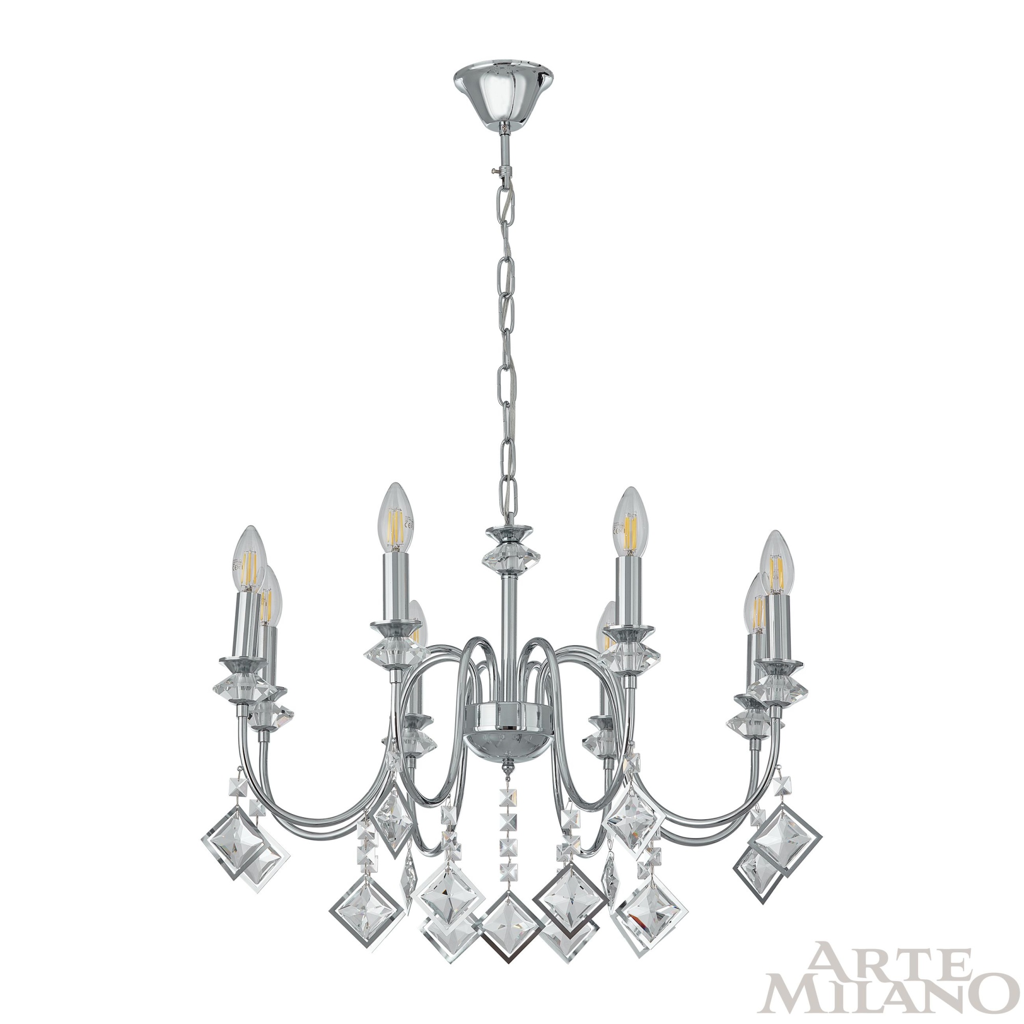 Люстра 342101/8 CR Arte Milano
