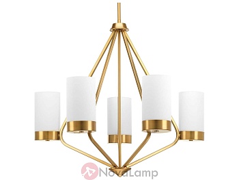 Люстра Progress Lighting Elevate Brushed Bronze Five-Light Wide Chandelier by ImperiumLoft