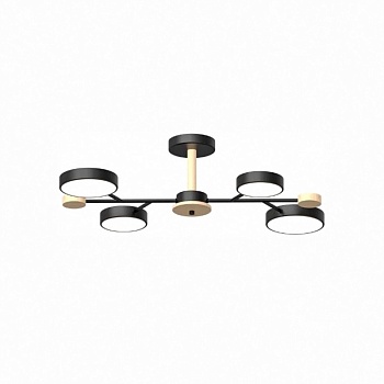 Люстра на штанге LED4U L3213-670 BK