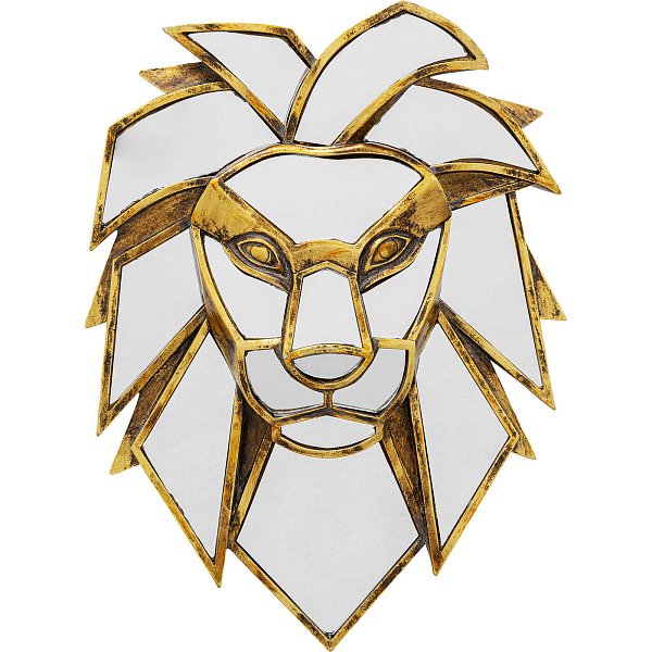 Декор настенный Lion Mirror 35cm KARE 56984