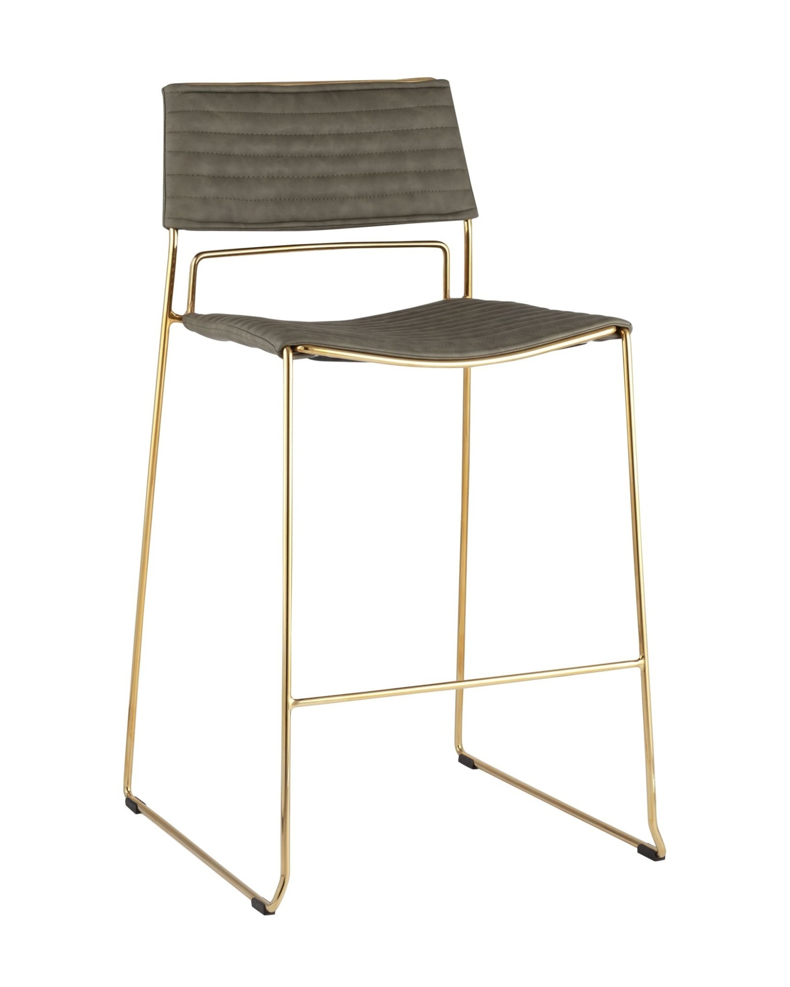 Стул Дэйзи полубарный зеленый Stool Group