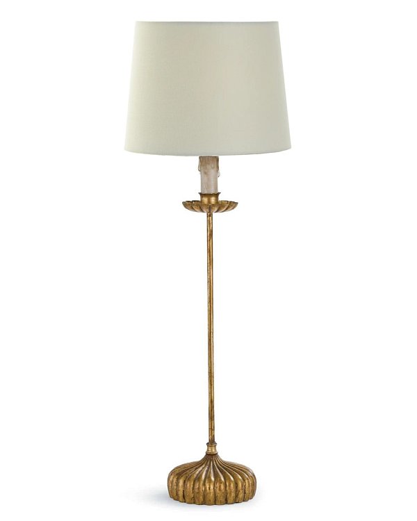 Настольная лампа Грант с белым абажуром Louvre Home JJ11071-1TB