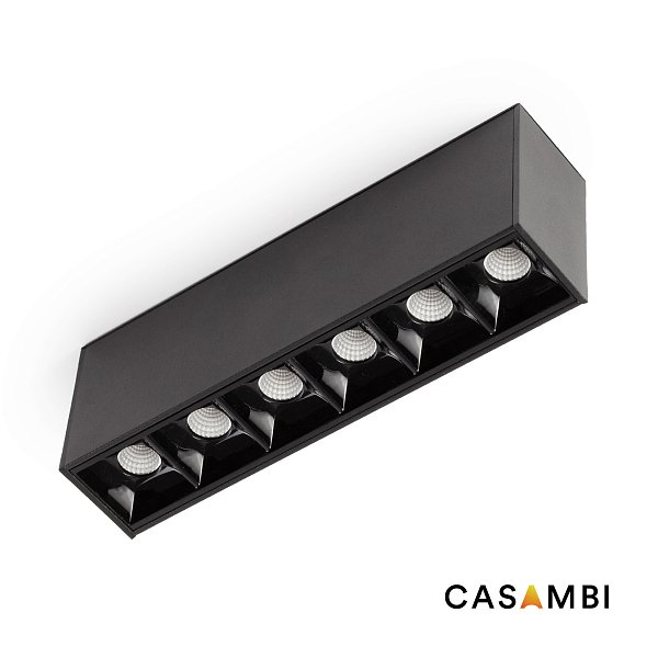 Светильник Neso Point 6 2700K 12° черный CASAMBI Faro