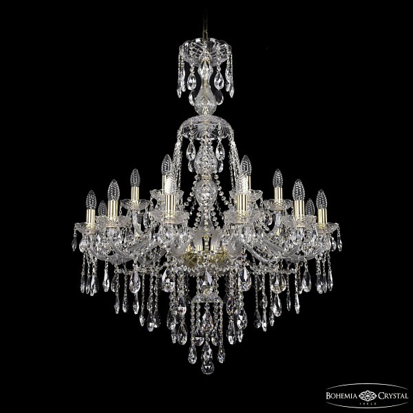 Люстра хрустальная 1415/12+6/300/XL-108 G