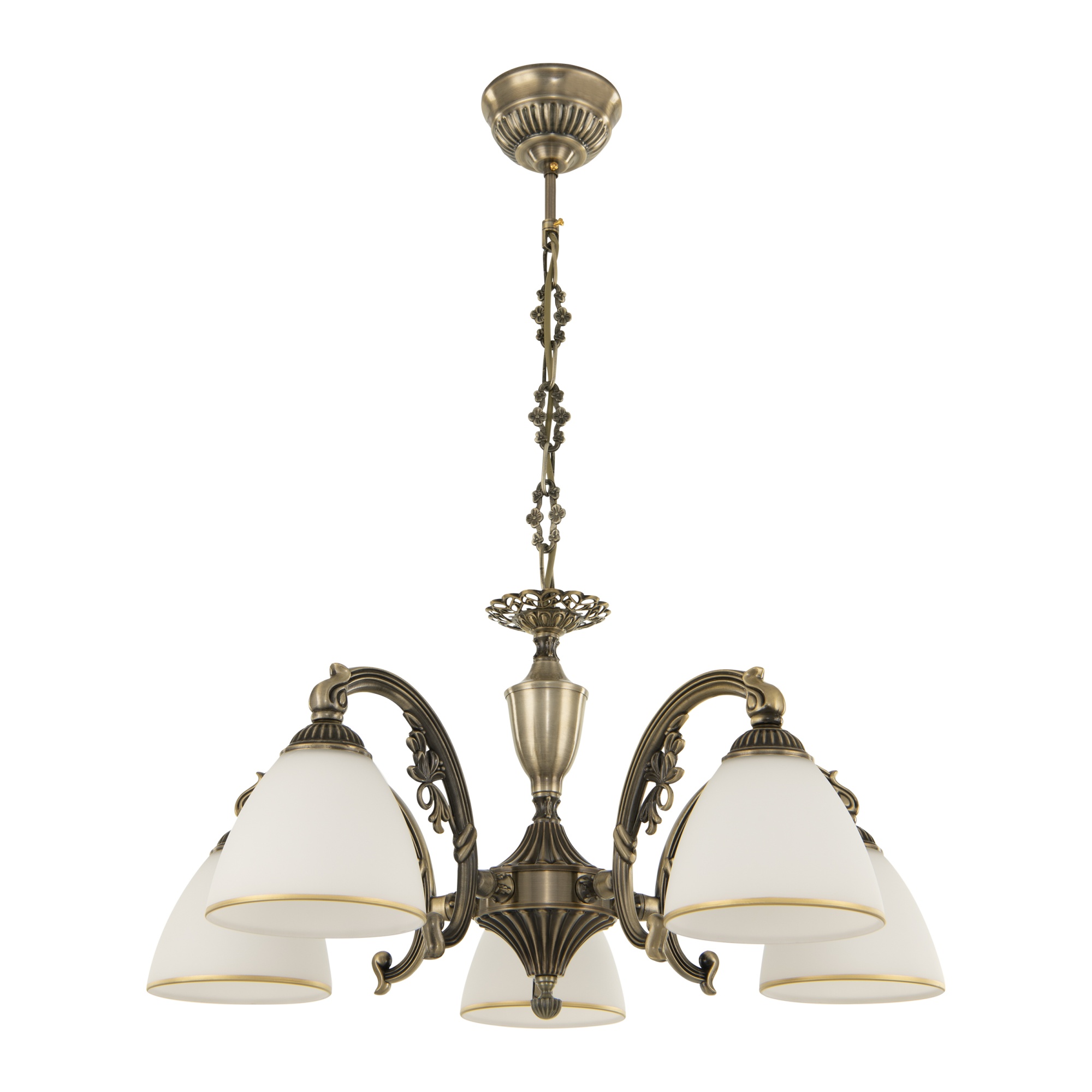 Люстра с плафонами 341837/5 AB Arte Milano