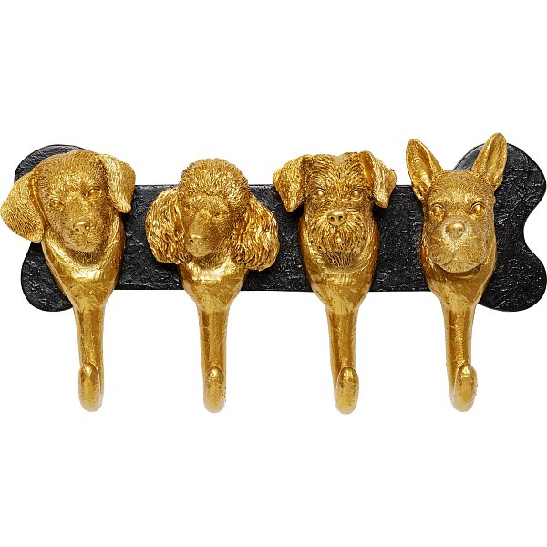 Вешалка Dog Family Gold 31cm KARE 70615