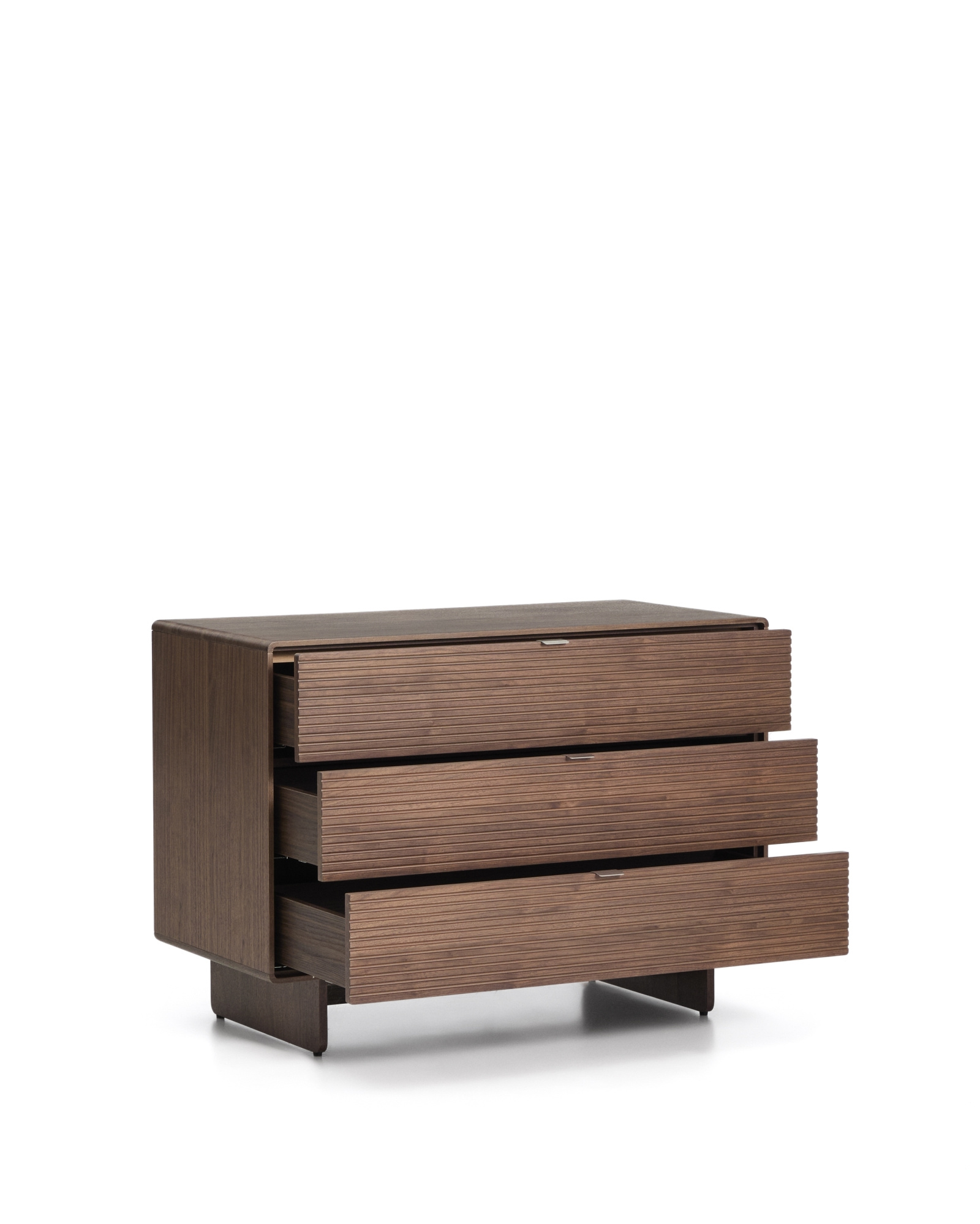 Комод Norlen с 3 ящиками шпон ореха 101 x 75 см La Forma 463571