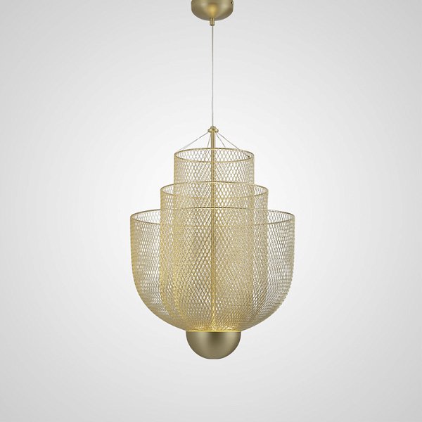 Подвесная люстра MESHMATICA D45 Gold by ImperiumLoft