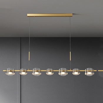 Подвесной светильник NICOLETTA D LONG L130 Brass by ImperiumLoft