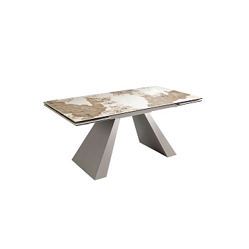 Раздвижной обеденный стол 1124/MC21087DT из мраморной керамики Angel Cerda