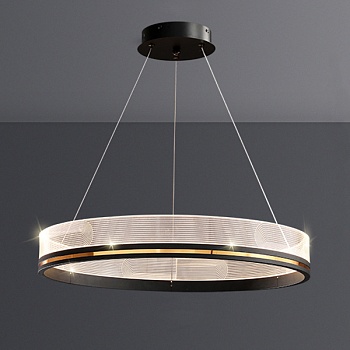 Подвесная люстра DILEMMA D100 Black by ImperiumLoft