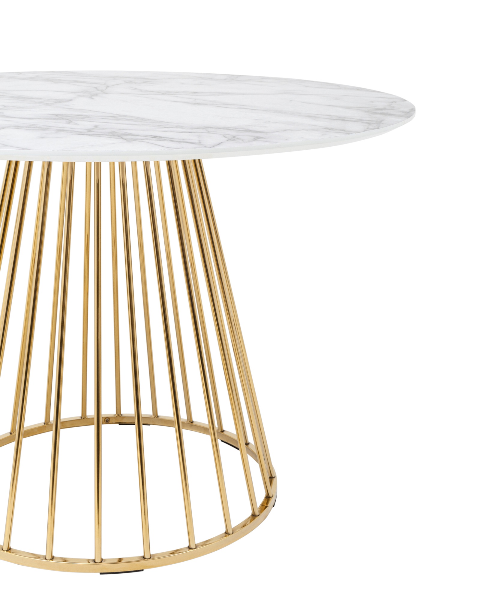 Стол обеденный Ливерпуль 110*110 белый мрамор Stool Group