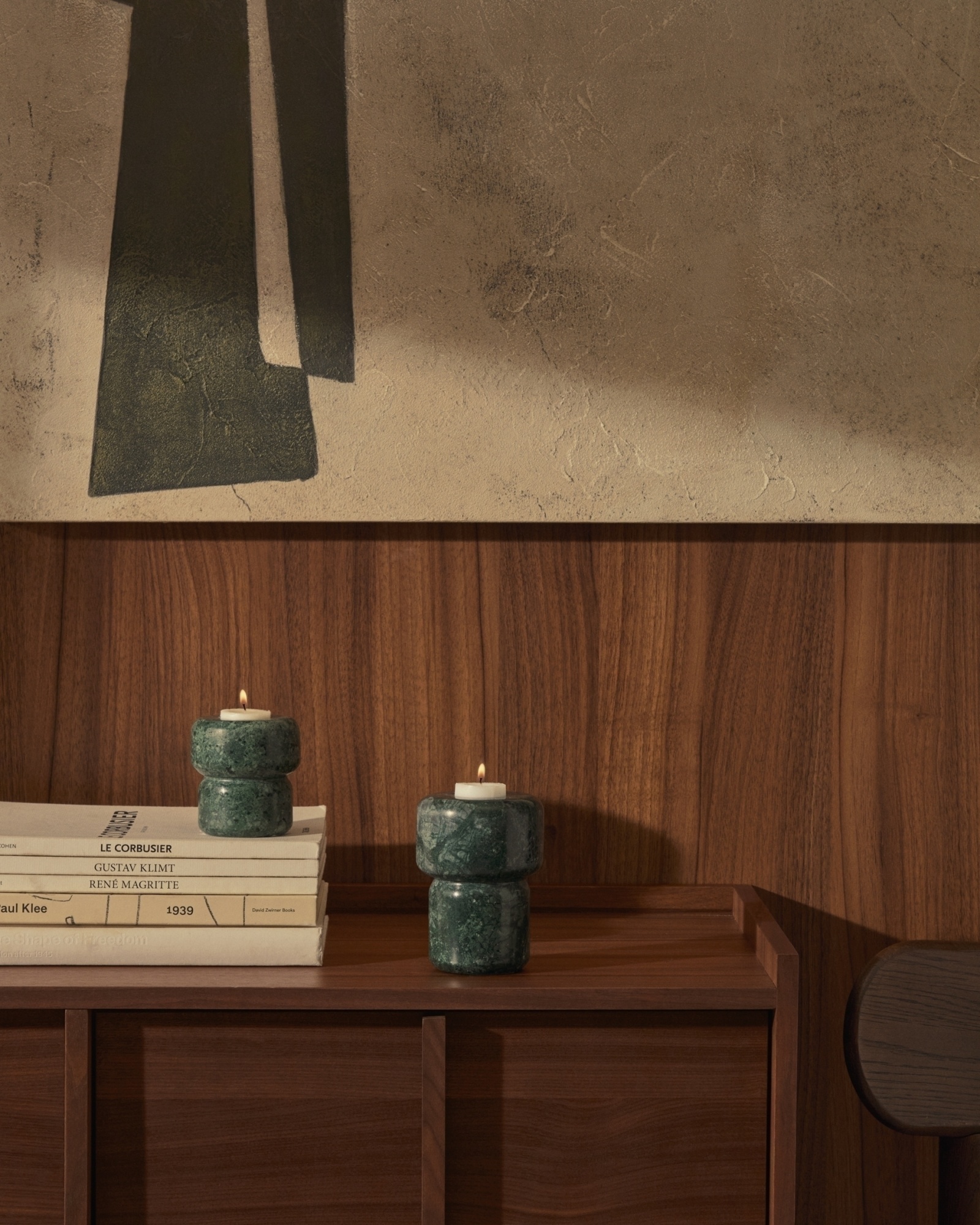 Onix Сервант с ореховым шпоном в темной отделке 200 x 80 см La Forma (ex Julia Grup)