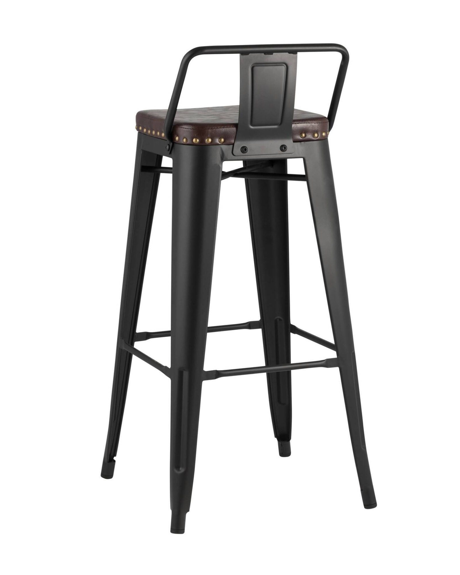 Стул барный TOLIX SOFT черный матовый Stool Group