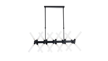 Потолочная люстра   Lumina Deco LDP 6036-20 BK