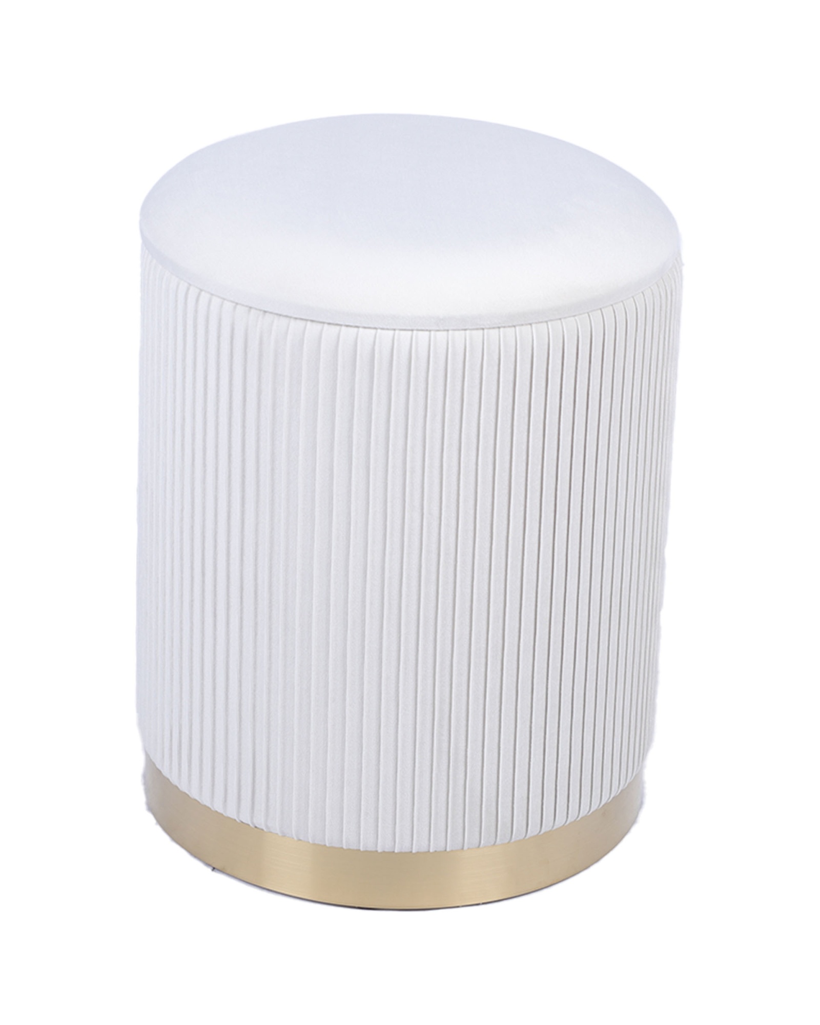 Пуф Шарлотта с ящиком велюр бежевый Stool Group