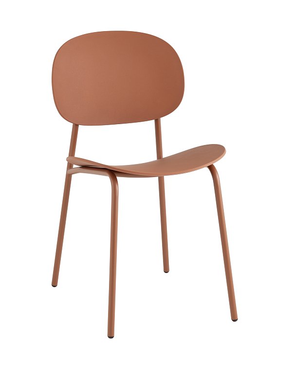 Стул Edie пластик коричневый Stool Group