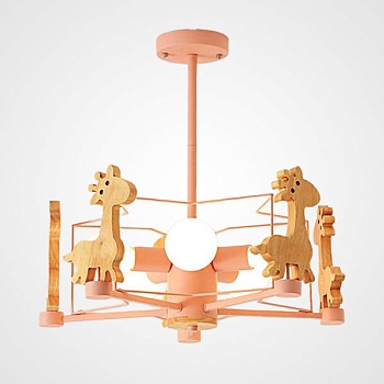Потолочная люстра GIRAFFE Star Pink by ImperiumLoft