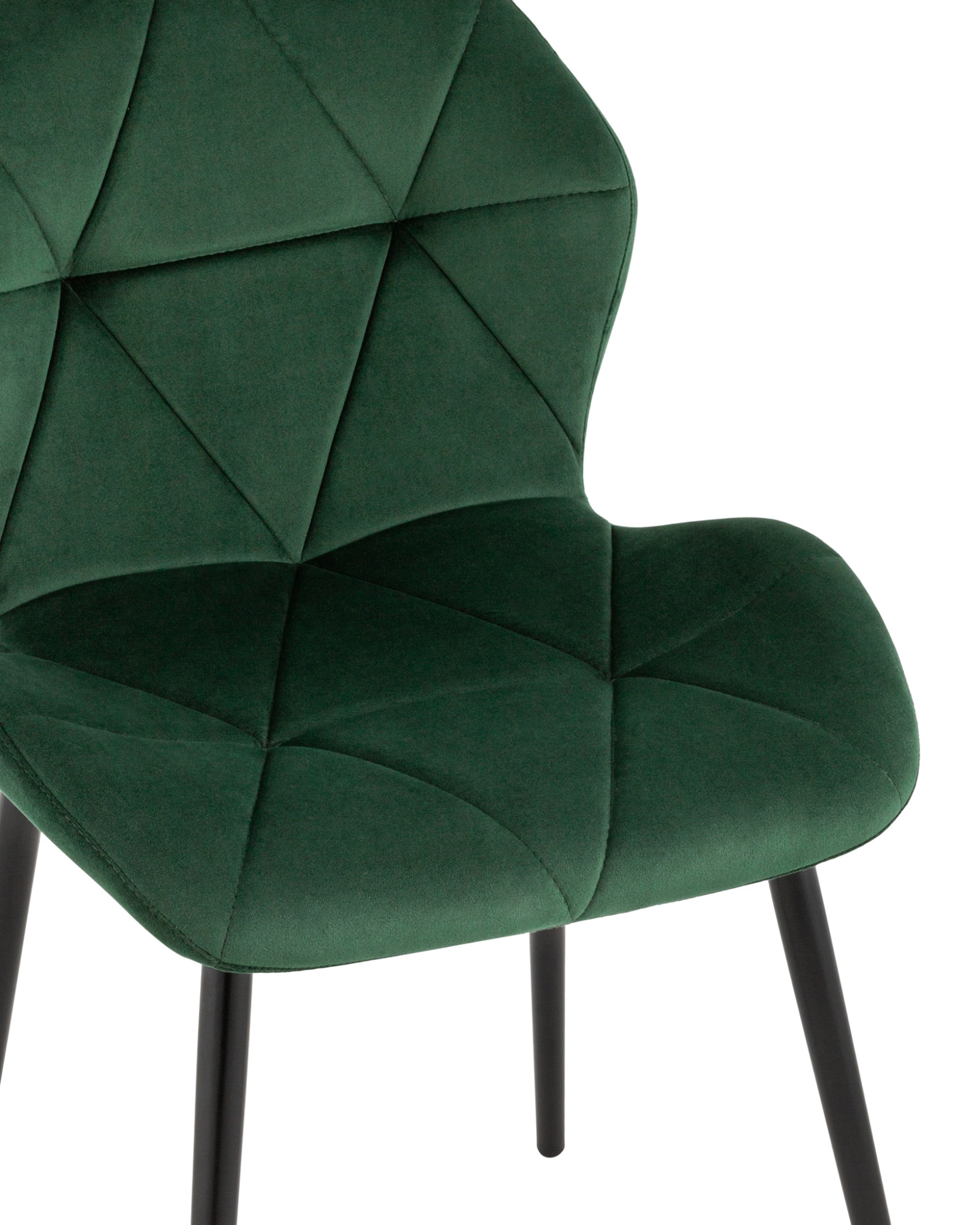 Стул Эдвин велюр зелёный Stool Group