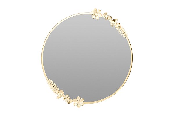 Зеркало круглое с цветами Garda Decor AAE324560