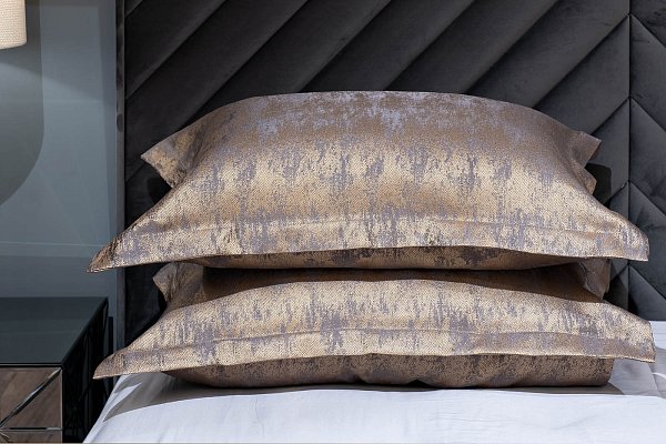 Комплект из 2х декоративных наволочек HOUSTON 50х70см золотой Garda Decor 121GD-10001