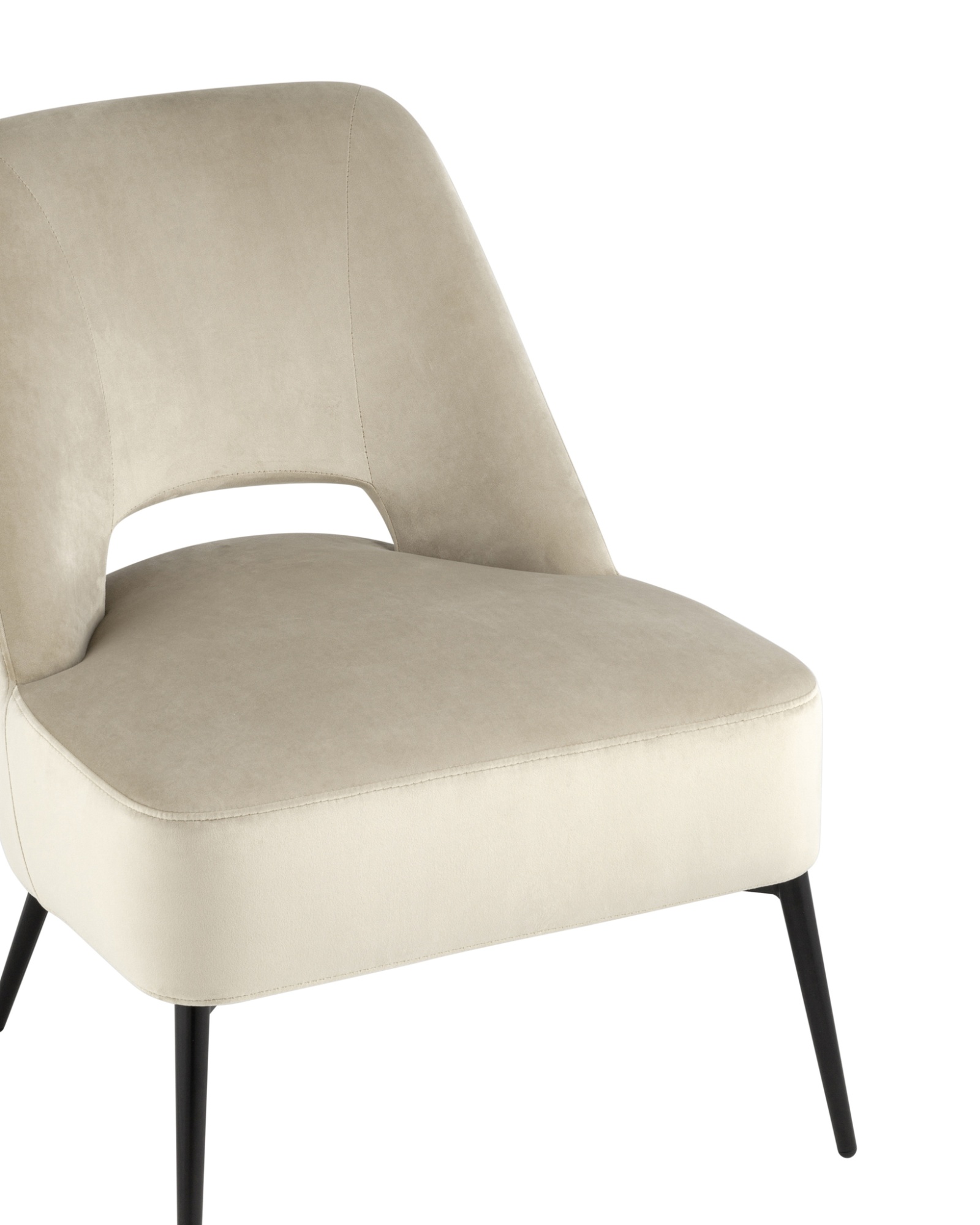 Кресло лаунж Бостон велюр бежевый Stool Group Кресло лаунж Бостон велюр бежевый Stool Group