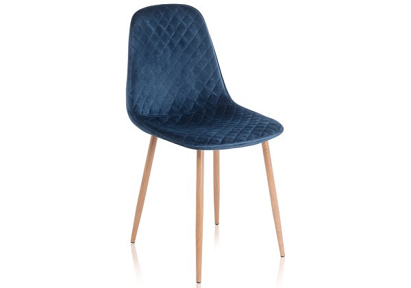 Стул Woodville Capri dark blue / wood 11842