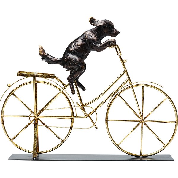 Статуэтка Dog With Bicycle 63921 KARE