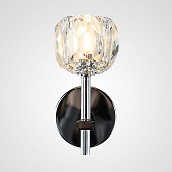 Бра Boule de Cristal Single Sconce Chrome by ImperiumLoft