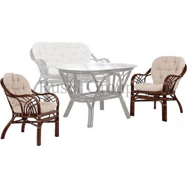 Кресло Roma с подушкой Rattandesign