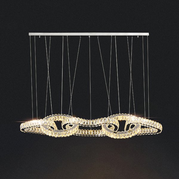 Подвесной светильник SEFENIAS LUX L120 Chrome by ImperiumLoft