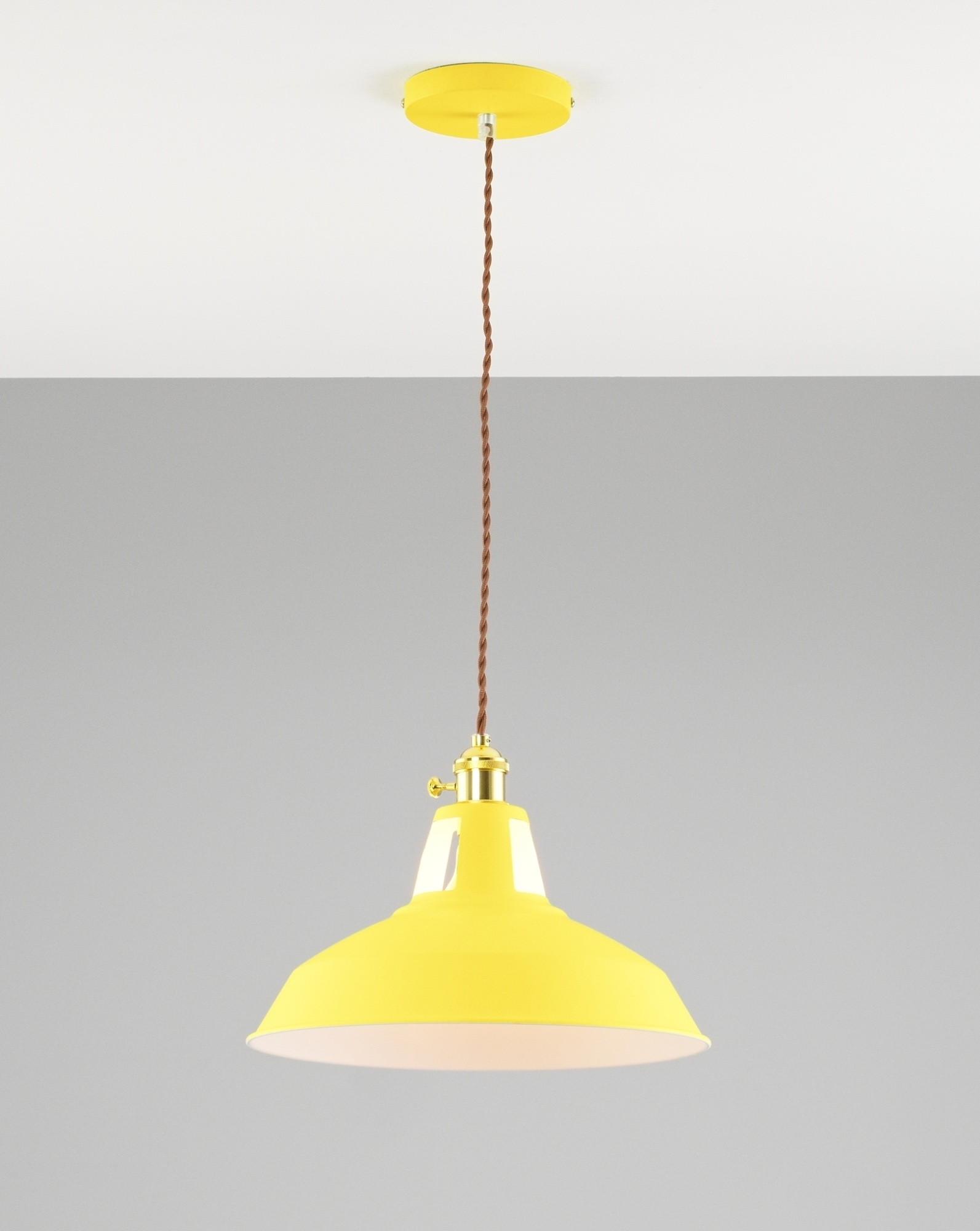 Подвесной светильник Moderli GD-C058B-M желтый Marta 1*E27*60W