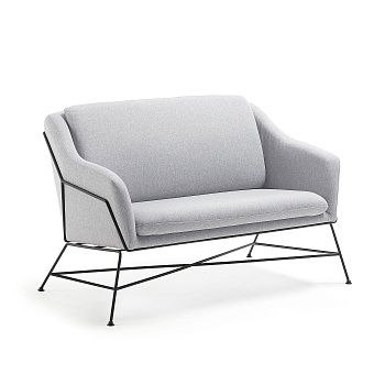 Диван Brida серый 128 см La Forma (ex Julia Grup)