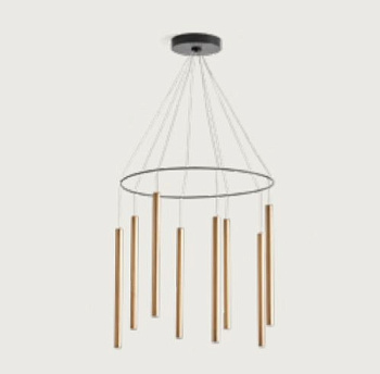 Люстра Mika Multi 8L черный - бронзовый Aromas del Campo