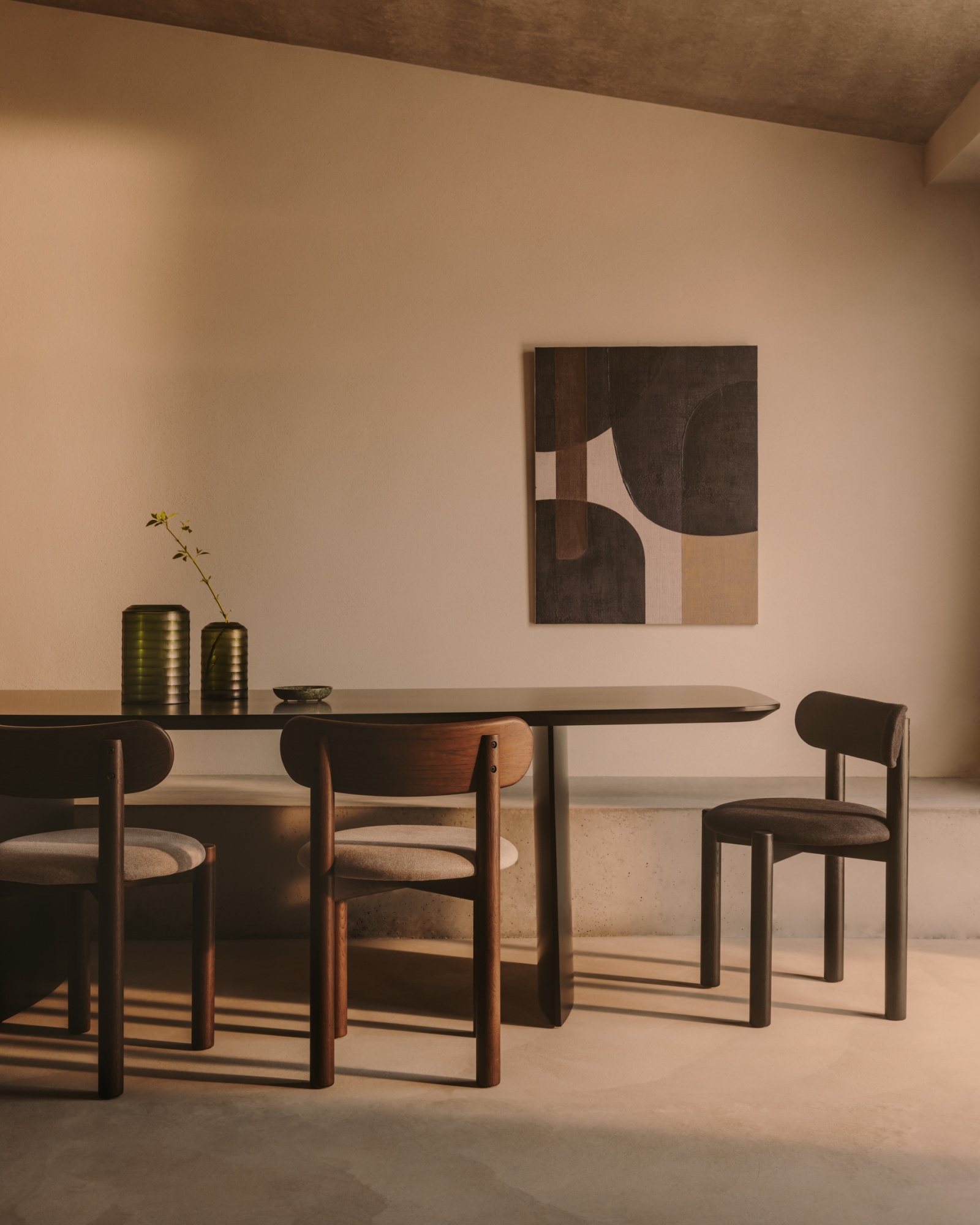 Стол из лакированного МДФ Litto черный, 200 x 100 La Forma (ex Julia Grup)