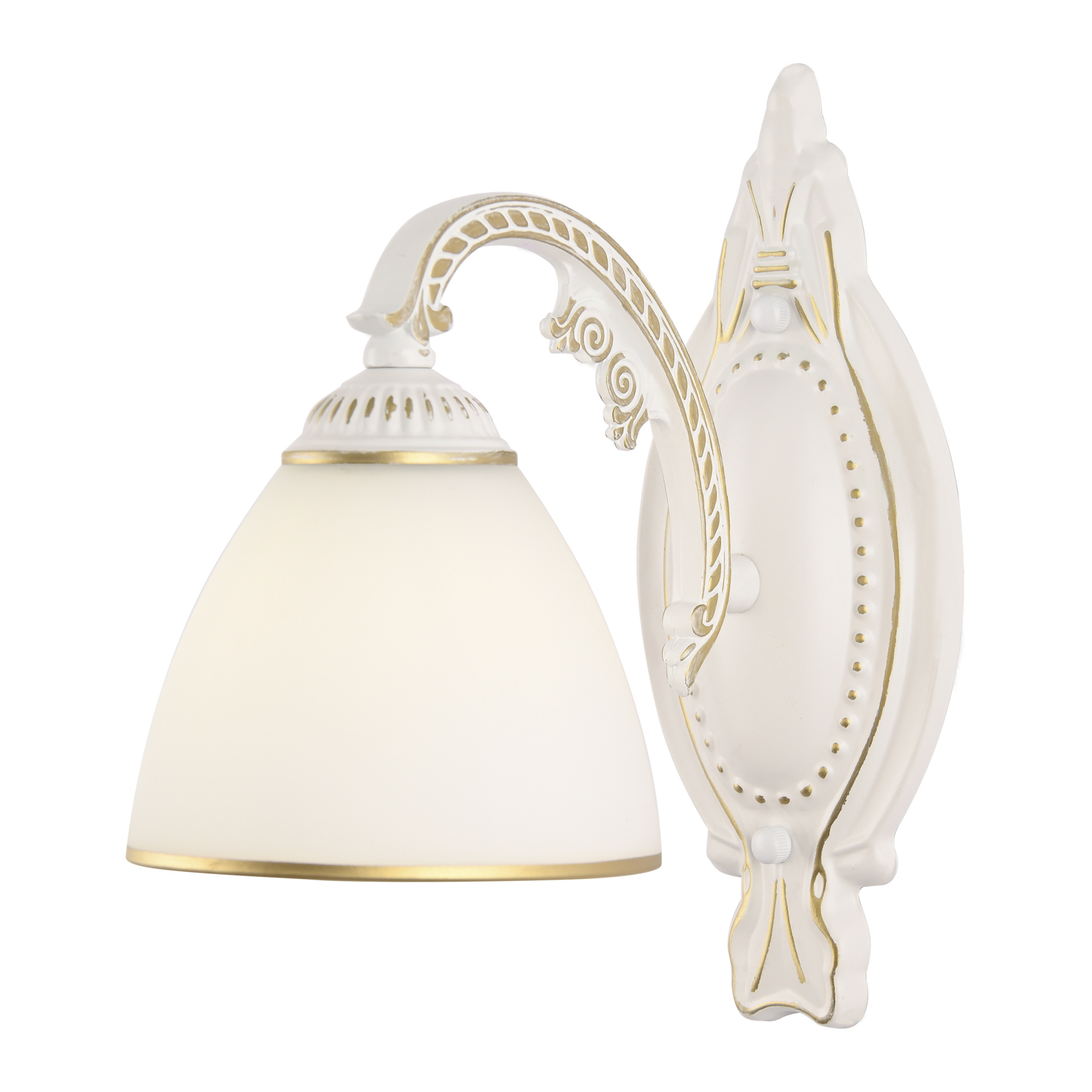 Бра с плафонами 340837/1W WT+G Arte Milano