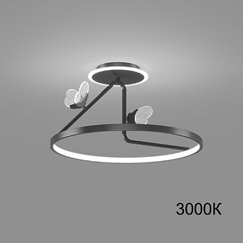 Потолочная люстра BABETTA CH E D40 Black 3000К by ImperiumLoft