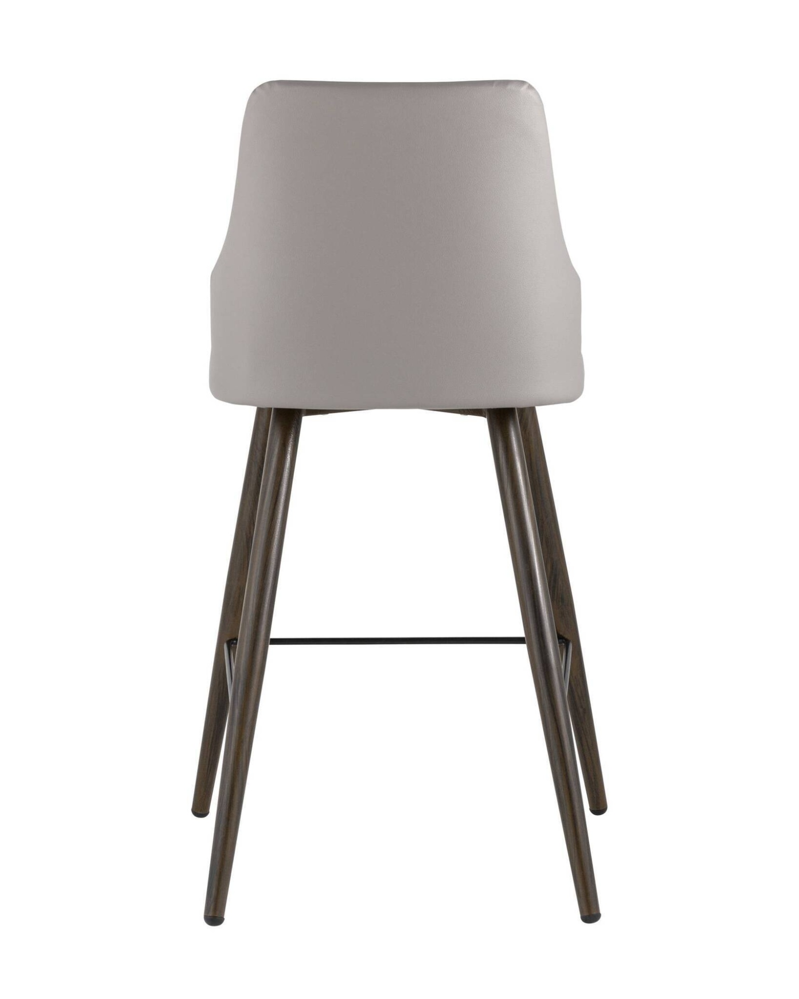 Стул полубарный Коналл экокожа серый Stool Group