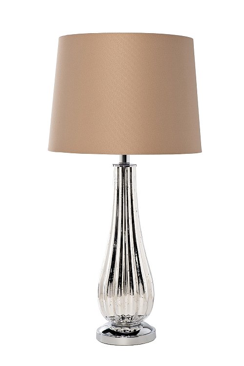 Лампа настольная с бежевым абажуром Garda Decor 22-89206