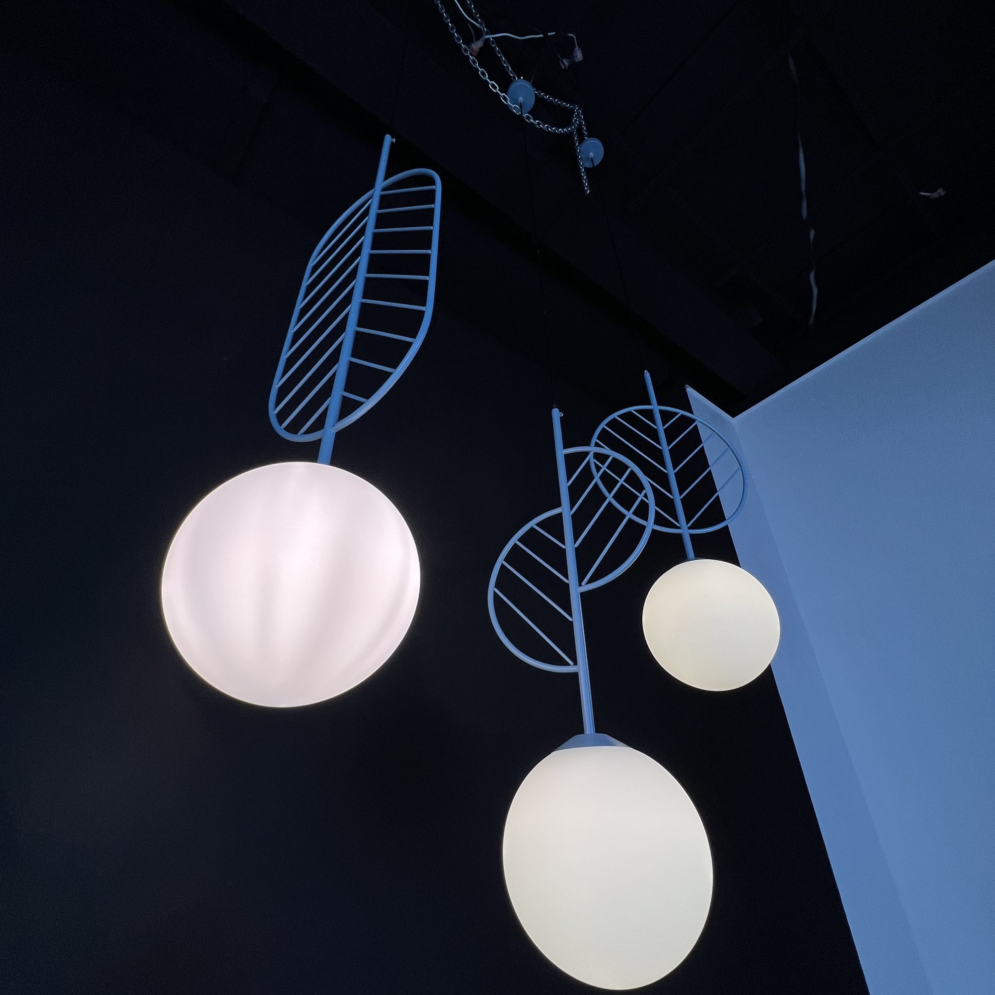 Подвесной Светильник Leaf C Голубой By Imperiumloft