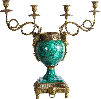 Подсвечник в виде вазы Glasar J373C/LG2549E/1