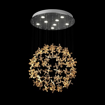 Подвесная люстра LUCIEN D40 Amber by ImperiumLoft