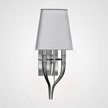 Настенный светильник Crystal Light Brunilde Ipe Cavalli H52 Silver/Gray by ImperiumLoft