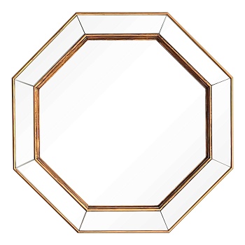 Зеркало BountyHome Ottagono oro mv913-gold