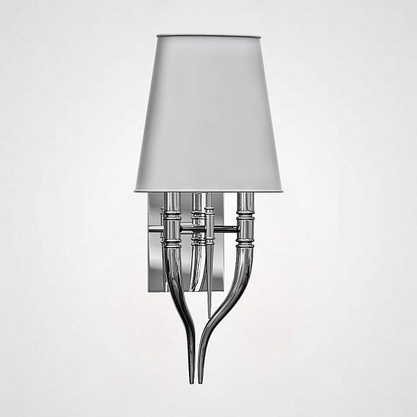 Настенный светильник Crystal Light Brunilde Ipe Cavalli H52 Silver/Gray by ImperiumLoft