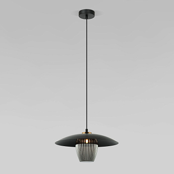 Подвесной светильник Eurosvet 50259/1 черный/дымчатый