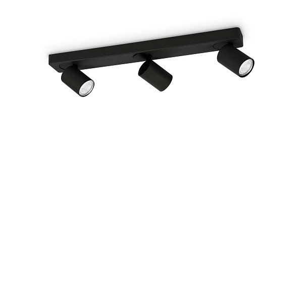 Настенный светильник Ideal Lux RUDY PL3 NERO 229058