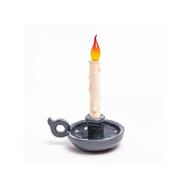 Настольная лампа Seletti Bugia grey 13111