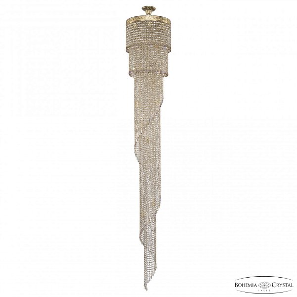 Люстра спираль хрустальная 83111/40IV-250 G R801 Bohemia Ivele Crystal