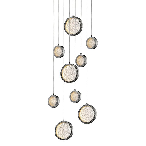 Подвесной светильник  Delight Collection Bottega 9 nickel